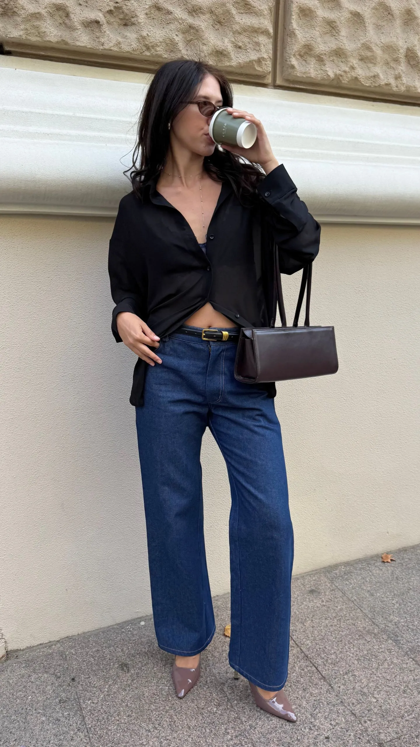 Блуза напівпрозора з шифону