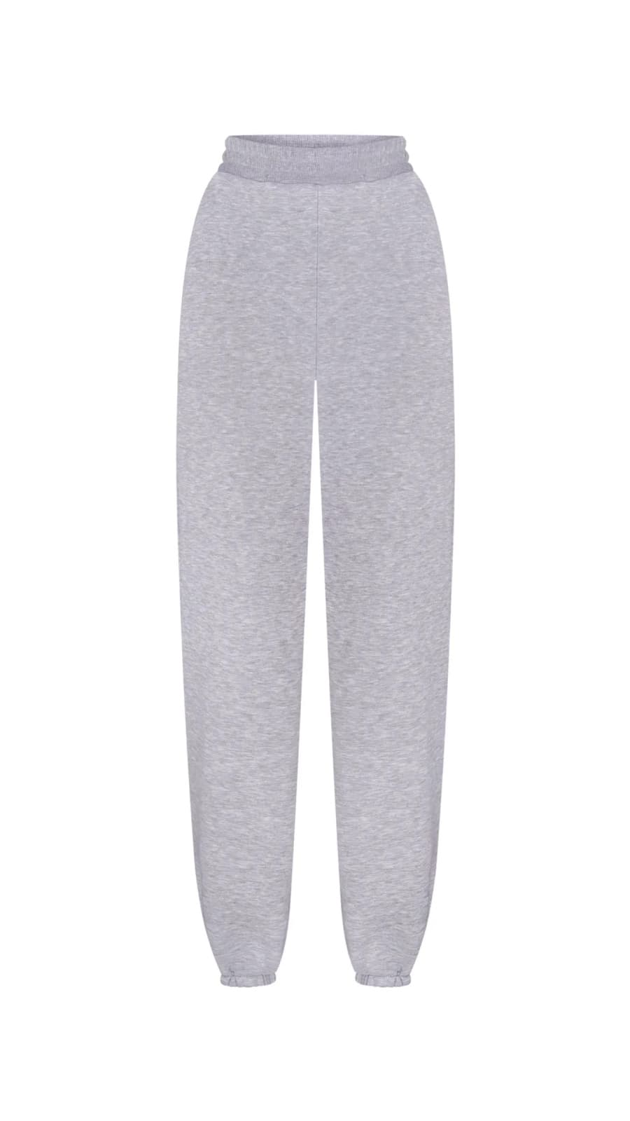 Сірі спортивні штани з резинкою на ногах, базова модель. (зображення 1 з 12)